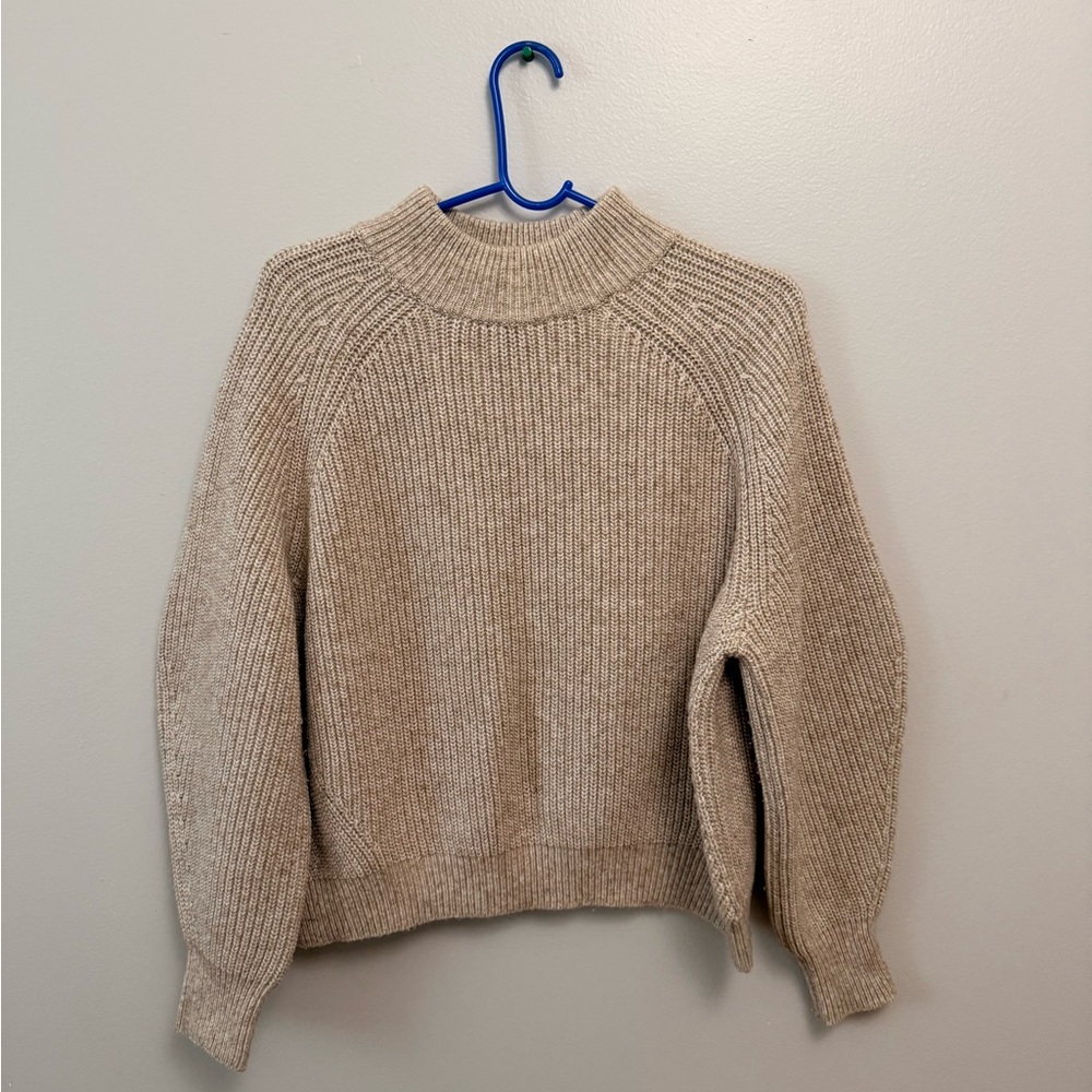 H&M Beige Turtleneck Sweater